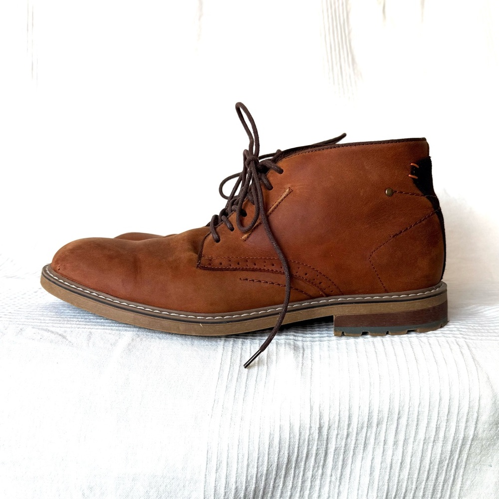Arkbird Brown Leather Men’s Everyday or Dress Boots or Shoes